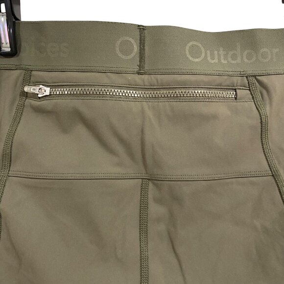 Outdoor Voices SuperForm Bloom 7/8 Leggings Olive Green Size S - Picture 3 of 8